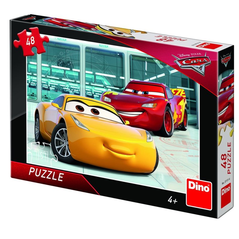 Dino - toys - puzzle cars 3 (48 piese)