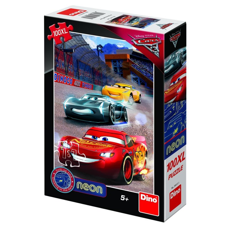 Dino - Toys - Puzzle Cars 3 Neon 100XL