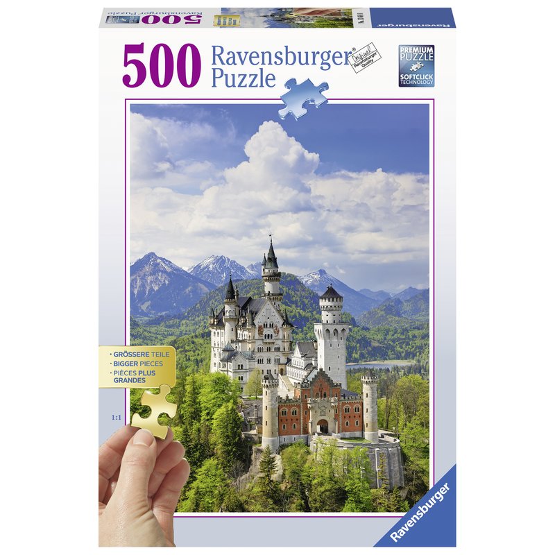 Puzzle Castelul Neuschwanstein, 500 Piese