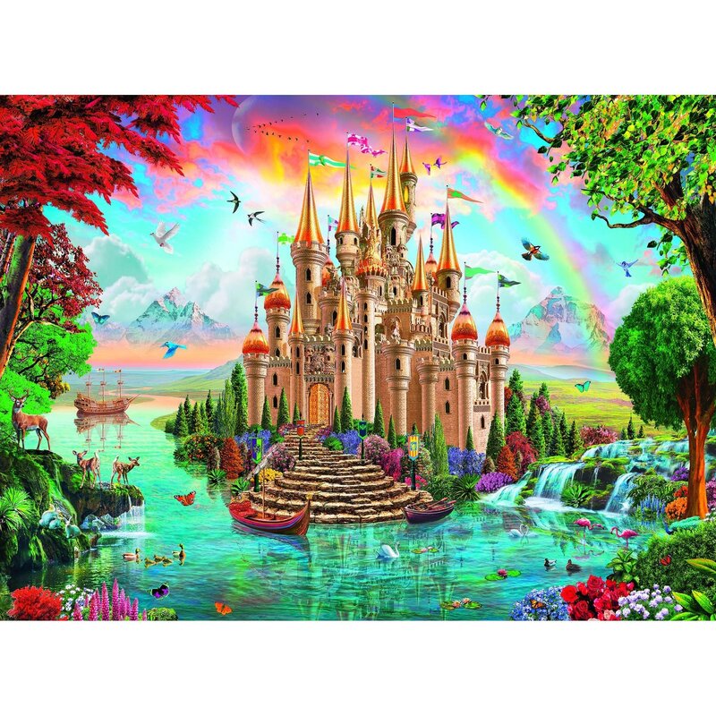 Puzzle Castelul Zanei, 100 Piese