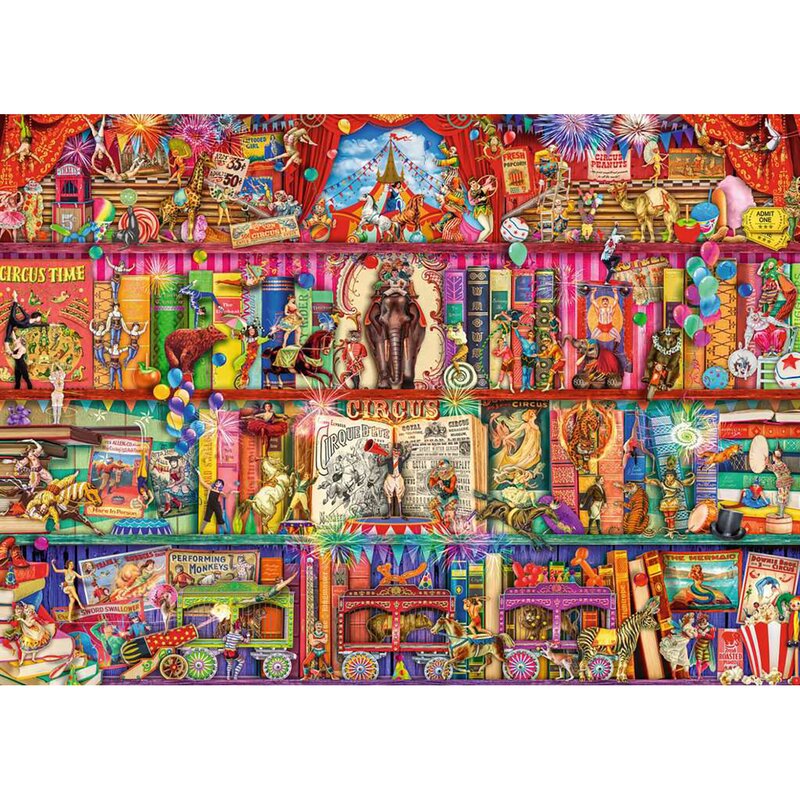 Ravensburger - puzzle animale cel mai mare spectacol puzzle adulti, piese 1000