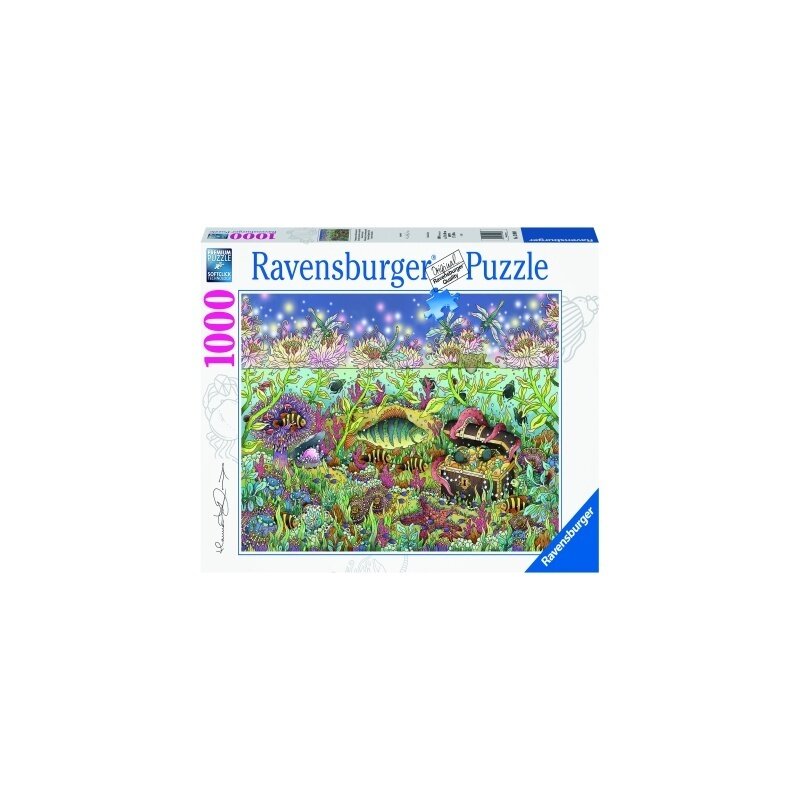Ravensburger - puzzle comorile de sub apa, 1000 piese