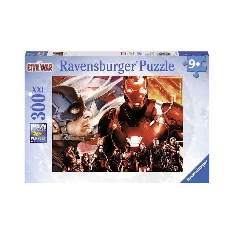 Ravensburger - Puzzle Cpt America Vs Omul de fier