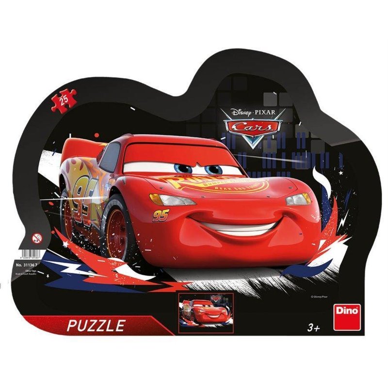 Dino - Toys - Puzzle cu rama Cars 25 piese