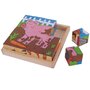 Puzzle cubic - Animalute de la ferma - 2