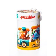 Cubika - Puzzle vehicule Trenuletul vesel Puzzle Copii, pcs  20