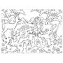 Lisciani - Puzzle personaje Alba-ca-Zapada Maxi, Cu desen de colorat Puzzle Copii, piese 60 - 3