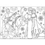 Lisciani - Puzzle personaje Elsa si prietenii Maxi, Cu desen de colorat Puzzle Copii, piese 60 - 3
