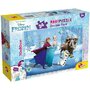 Lisciani - Puzzle personaje Frozen la patinoar Maxi, Cu desen de colorat Puzzle Copii, piese 24 - 1