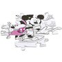 Lisciani - Puzzle personaje Mickey Mouse in jungla Maxi, Cu desen de colorat Puzzle Copii, piese 60 - 2