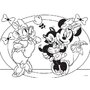 Lisciani - Puzzle personaje Minnie in vizita Maxi, Cu desen de colorat Puzzle Copii, piese 24 - 3