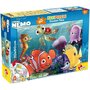 Lisciani - Puzzle personaje Nemo si pietenii Maxi, Cu desen de colorat Puzzle Copii, piese 60 - 1