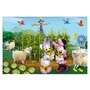 Puzzle personaje Minnie si Daisy in gradina , Puzzle Copii , De colorat, piese 108 - 2