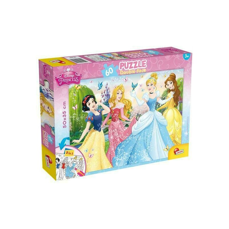 Puzzle personaje printese disney , puzzle copii , de colorat, piese 60