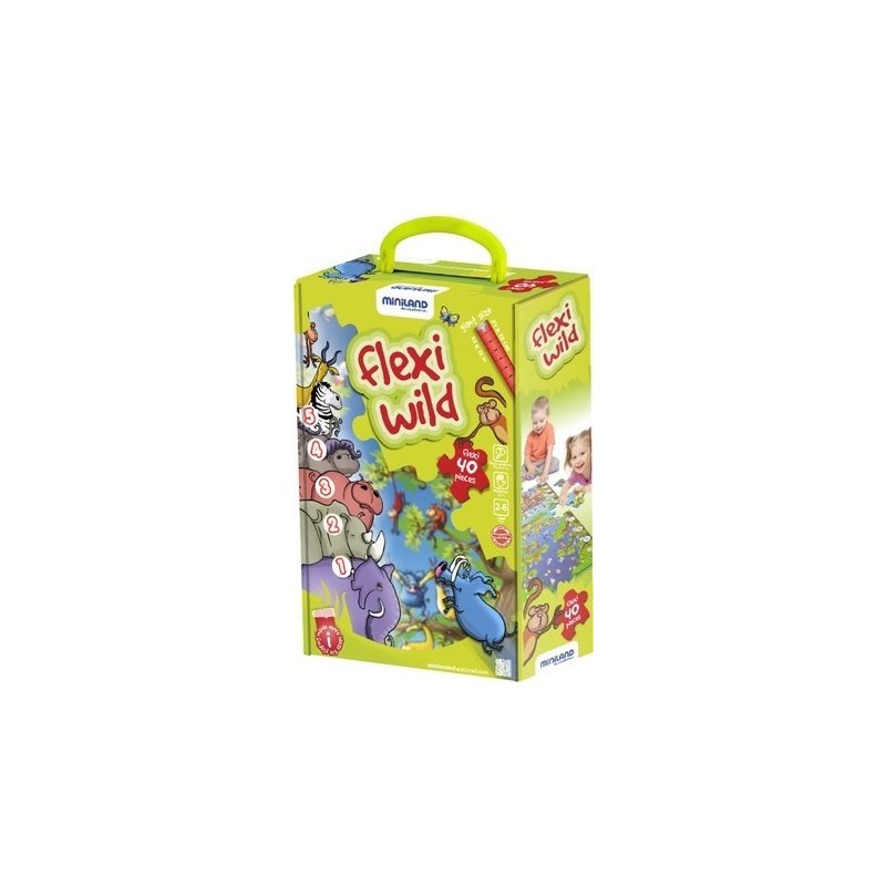 Miniland - Puzzle de podea educativ cu numere 40 piese