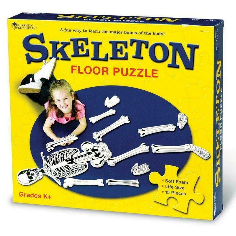 Learning resources - puzzle de podea - schelet