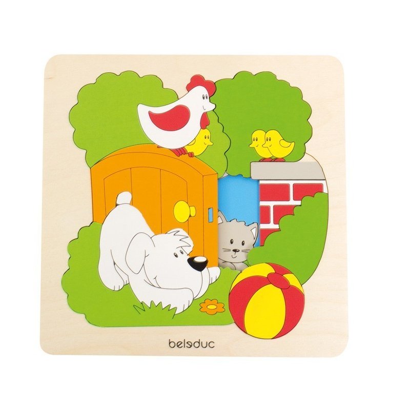 Beleduc - puzzle descopera gradina
