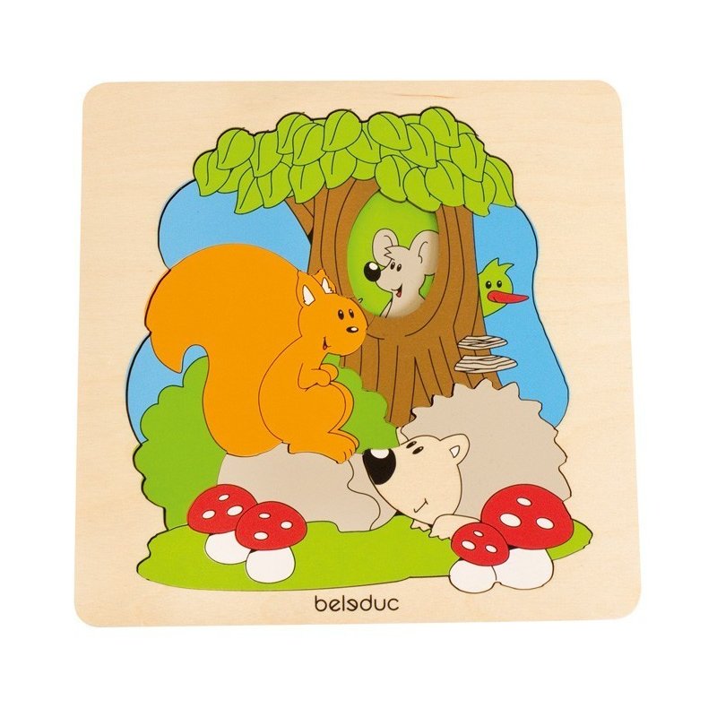 Beleduc - puzzle descopera padurea