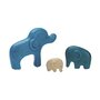 Puzzle din lemn cu elefanti - 2