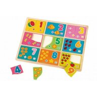 Globo Legnoland - Puzzle din lemn Numere Puzzle Copii