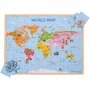 Puzzle din lemn - Harta lumii (35 piese) - 2