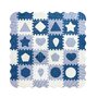 Puzzle din spuma, Jolly 4, 36 piese, 148x148 cm, Blue - 2