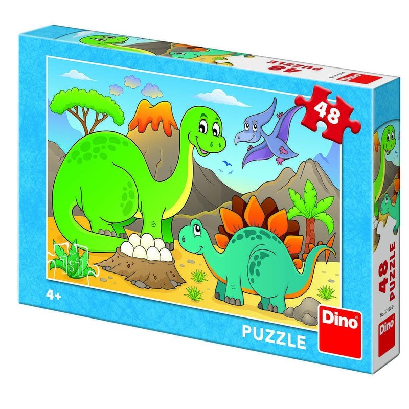 Dino - Toys - Puzzle zauri prietenosi 48 piese