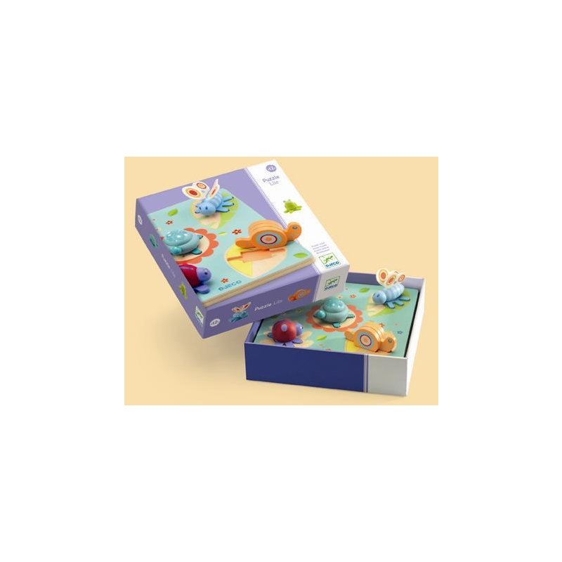 Djeco - puzzle relief lilo testoasa si prietenii
