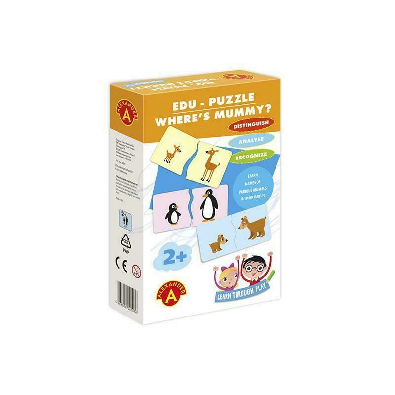 Alexander toys - puzzle educativ unde este mami? , puzzle copii, piese 48