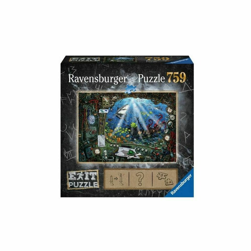 Ravensburger - puzzle exit 4: in submarin, 759 piese