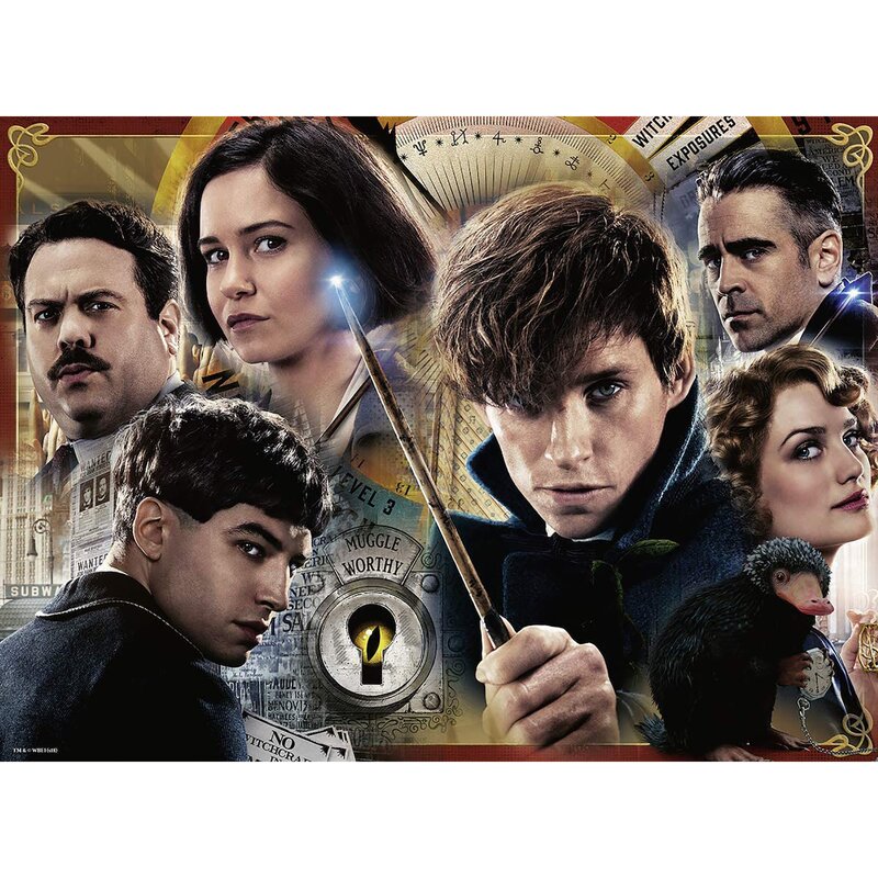 Ravensburger - puzzle personaje fantastic beasts puzzle copii, piese 300