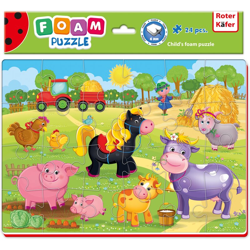 Roter kafer - puzzle ferma 24 piese rk1201-05