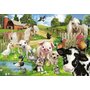 Ravensburger - Puzzle Ferma animalelor, 2x24 piese - 3