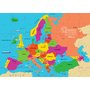 Dino - Toys - Puzzle geografic Harta Europei, 69 piese - 2