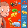 Djeco - Puzzle gigant animale salbatice - 1