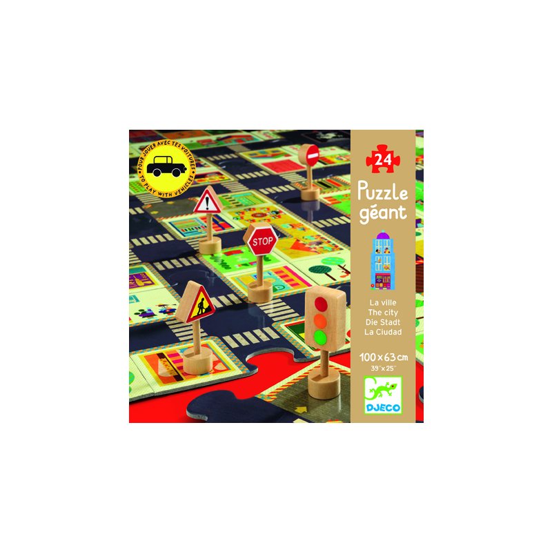 Djeco - puzzle gigant orasul