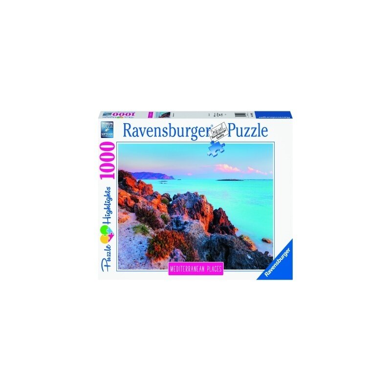 Ravensburger - puzzle grecia mediteraneana, 1000 piese
