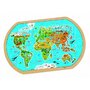 RS Toys - Puzzle Harta lumii  din lemn - 2