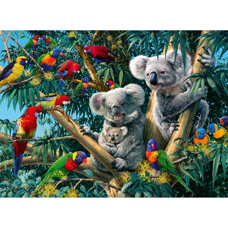 Ravensburger - puzzle animale koala in copac puzzle copii, piese 500