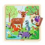 Djeco - Puzzle din lemn Forest , Puzzle Copii, piese 16 - 1