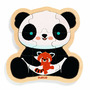 Puzzle lemn Ursuletul Panda, Djeco - 2