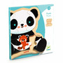 Puzzle lemn Ursuletul Panda, Djeco - 3
