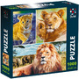 Puzzle Lion family, 47x67 cm, 1000 piese De.tail DT1000-01 - 1