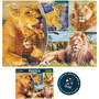Puzzle Lion family, 47x67 cm, 1000 piese De.tail DT1000-01 - 2