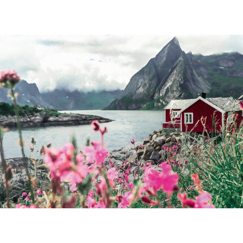 Ravensburger - puzzle peisaje lofoten norvegia puzzle adulti, piese 1000