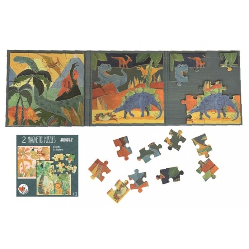 Egmont toys - puzzle magnetic , dinozauri