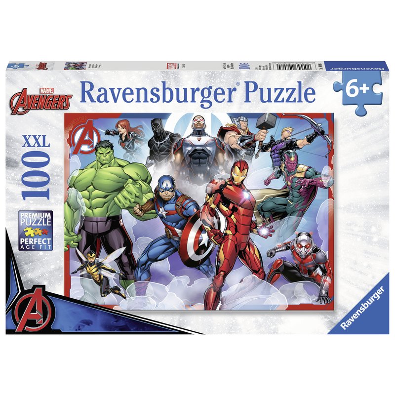 Ravensburger - Puzzle Marvel Avengers, 100 piese