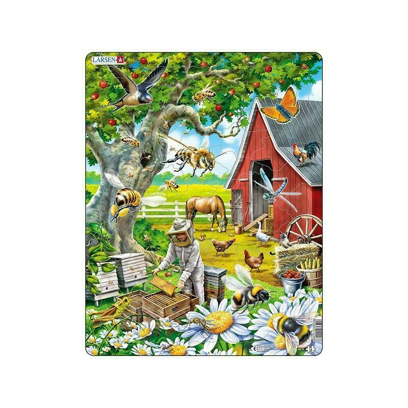 Larsen - puzzle maxi apicultura orientare tip portret 53 de piese