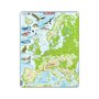 Larsen - Puzzle maxi Harta fizica a Europei, orientare tip portret, 87 piese,  - 1