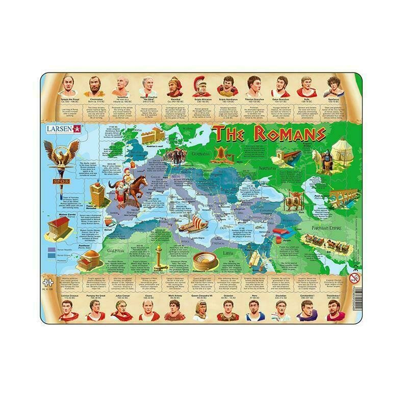 Larsen - puzzle maxi roma antica (limba engleza) orientare tip vedere 110 piese